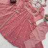 Embroidered Anarkali Kurti Pant Set with Dupatta – Festive & Party Wear | 6 Stunning Colors