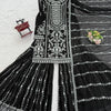Elegant Embroidered Kurti Sharara Set with Dupatta – Premium Party Wear (Wine & Black Color Options)