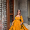 Embroidered Anarkali Kurti Pant Set with Dupatta – Festive & Party Wear | 6 Stunning Colors