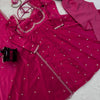 Embroidered Anarkali Kurti Pant Set with Dupatta – Festive & Party Wear | 6 Stunning Colors