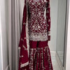 Maroon Heavy Embroidered Lehenga Choli with Dupatta – Wedding & Festive Wear