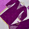 Premium Velvet Embroidered Kurta Pant Set with Dupatta | 3 Color Options