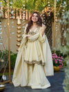 Elegant Mirror Work Anarkali Kurta Set with Dupatta – 3 Color Options