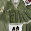 Elegant Mirror Work Anarkali Kurta Set with Dupatta – 3 Color Options