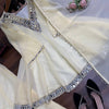 Elegant Mirror Work Anarkali Kurta Set with Dupatta – 3 Color Options