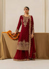Heavy Embroidered Straight Kurta Palazzo Suit Set | Festive Party Wear | 6 Colors