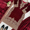 Heavy Embroidered Straight Kurta Palazzo Suit Set | Festive Party Wear | 6 Colors