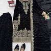 Heavy Embroidered Straight Kurta Palazzo Suit Set | Festive Party Wear | 6 Colors