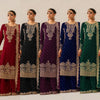Heavy Embroidered Straight Kurta Palazzo Suit Set | Festive Party Wear | 6 Colors
