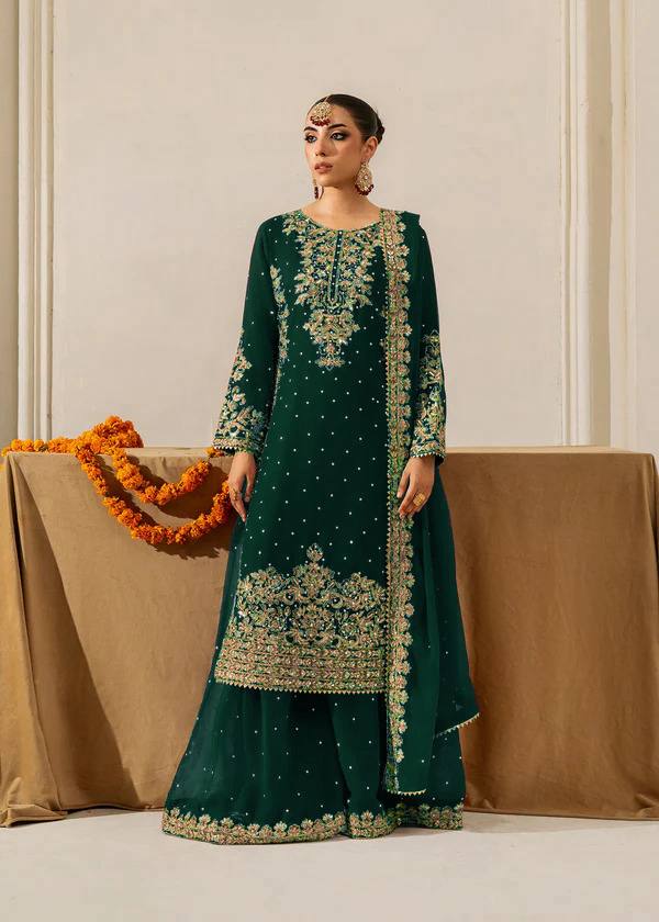 Heavy Embroidered Straight Kurta Palazzo Suit Set | Festive Party Wear | 6 Colors