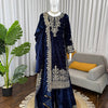 Heavy Embroidered Straight Kurta Palazzo Suit Set | Festive Party Wear | 6 Colors