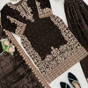 Heavy Embroidered Straight Kurta Palazzo Suit Set | Festive Party Wear | 6 Colors