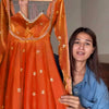Embroidered Anarkali Kurti Pant Set with Dupatta – Festive & Party Wear | 6 Stunning Colors