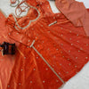 Embroidered Anarkali Kurti Pant Set with Dupatta – Festive & Party Wear | 6 Stunning Colors