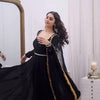 Black Embellished Anarkali Suit Set with Dupatta & Bottom – Elegant Festive & Party Wear for Women