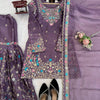 Heavy Embroidered Kurta Sharara Set with Dupatta | 5 Color Options