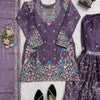 Heavy Embroidered Kurta Sharara Set with Dupatta | 5 Color Options