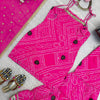 Pink Bandhani Print Kurti Sharara Set with Dupatta