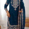 Designer Heavy Embroidered Kurta Sharara Suit Set with Dupatta | 10 Color Options