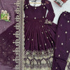 Luxury Embroidered Anarkali Suit Set with Heavy Border Dupatta (3 Color Options)