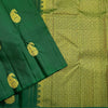 Royal Bottle Green Banarasi Silk Saree with Gold Paisley Butti & Rich Zari Pallu | Premium Wedding & Festive Wear