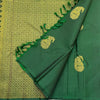 Royal Bottle Green Banarasi Silk Saree with Gold Paisley Butti & Rich Zari Pallu | Premium Wedding & Festive Wear