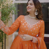 Elegant Embroidered Anarkali Suit Set with Dupatta – Festive Wear (3 Colors)