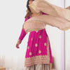 Elegant Embroidered Kurta Sharara Set with Dupatta – Festive Wear (4 Colors)