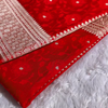 Royal Red Banarasi Silk Saree With Zari Weaving