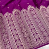 Royal Purple Banarasi Silk Saree With Silver Zari Weaving