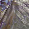 Lavender Purple Banarasi Silk Saree with Gold Zari Paisley Motifs & Elegant Woven Border